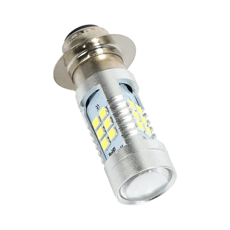 2 шт. передняя Светодиодная лампа для мотоцикла 3030 21SMD 1200 лм 21 Вт H6 | Автомобили и