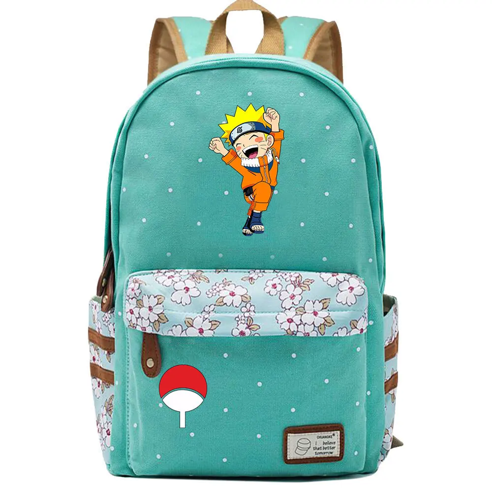 

Anime Ninja Uzumaki Kakashi Naru Backpack Schoolbag Travel Notebook Bag Gifts for Youth Students