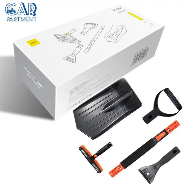

Multifunctional Detachable Snow Brush Easy To Remove Snow Telescopic Extension Snow Removal Shovel Telescopic Extension 1.4kg