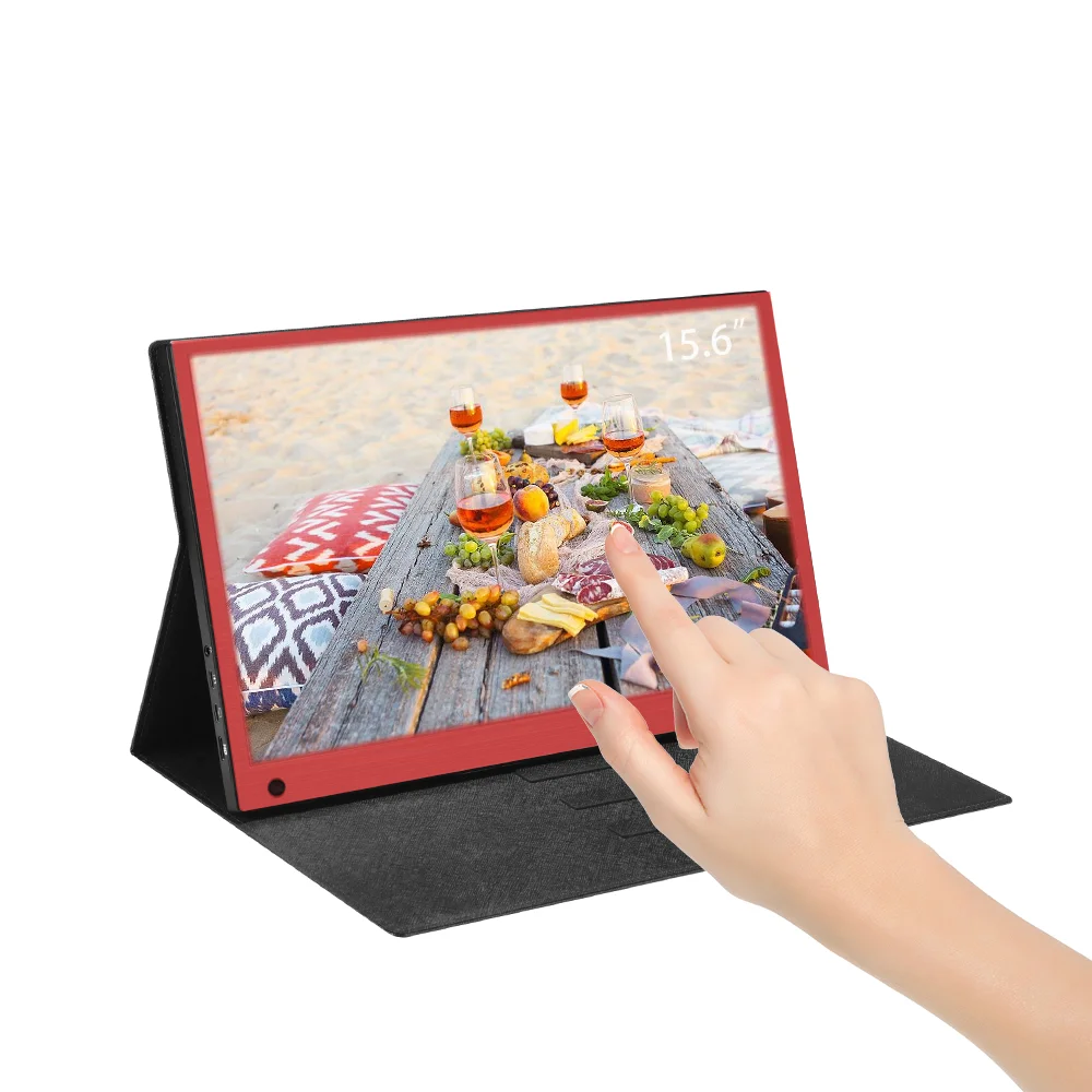 

Portable Monitor 15.6 Inch Full HD Computer Display USB C Dual Monitor with Speaker Gaming Monitor for PS3 PS4 Xbox