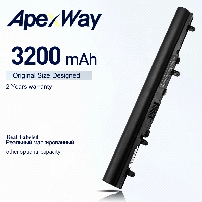 

APEXWAY 14,8 V 3200mAh Аккумулятор для ноутбука AL12A32 для Acer Aspire V5