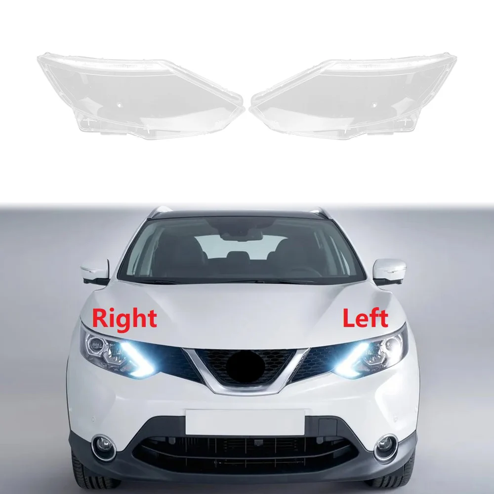 

Transparent Lens Cover Headlight Cover For Nissan Qashqai 2015 2016 2017
