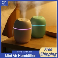 mini ultrasonic air humidifier romantic light usb essential oil diffuser car purifier aroma anion mist maker air humidifier
