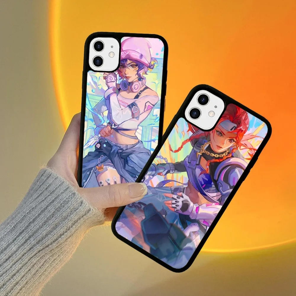 O-Overwatches Phone Case Silicone PC+TPU For iPhone 11 12 13 14 15 16 Plus Pro Max Cover