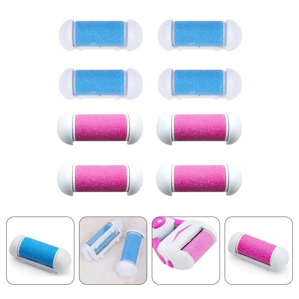 

Foot Heads Replacement Pedicure File Roller Callus Remover Rollers Head Grinder Refills Care Electronic Electric Feet Tools