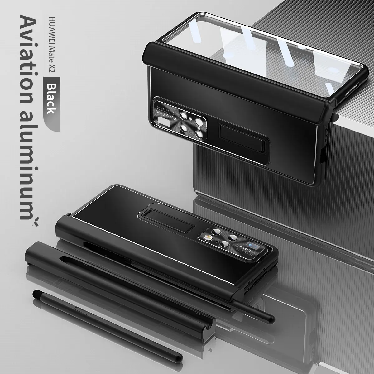 Чехол с петлями из алюминиевого сплава для Huawei Mate X2 (art.: 3920be3da34ae) - 3920be3da34ae