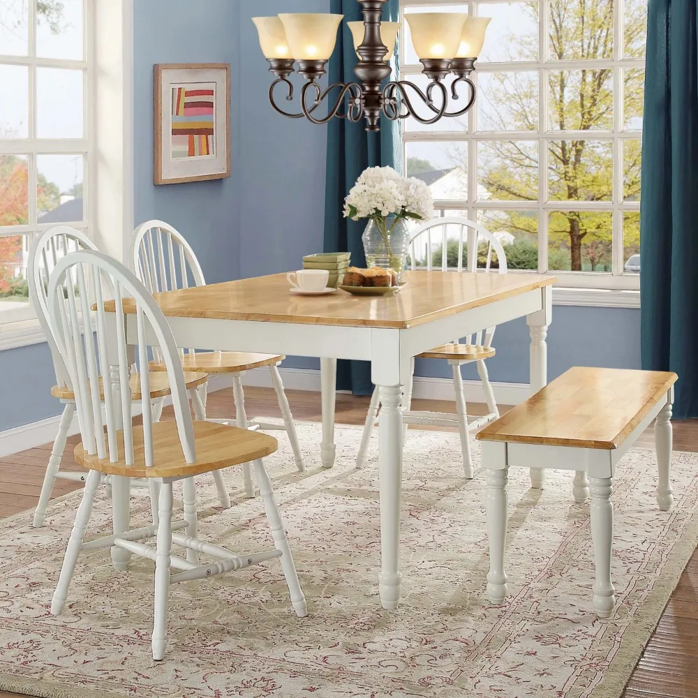 

Dining Table Office Desk Wood Furniture Rectangular Kitchen Den