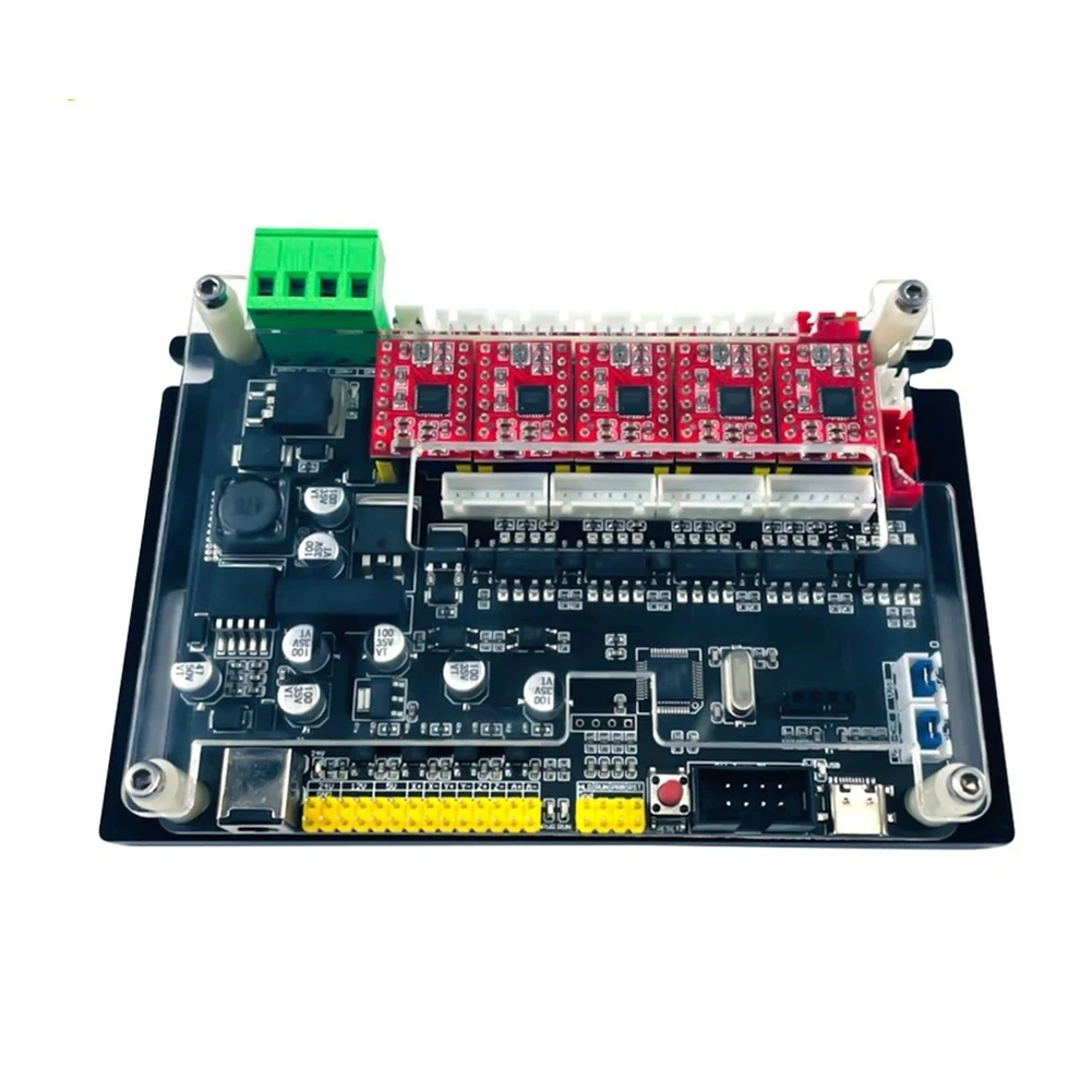 

Offline Controller 32-Bit 4 Axis Control Board GRBL Control Optical Coupling with 300W/500W Spindle for CNC Engraver B