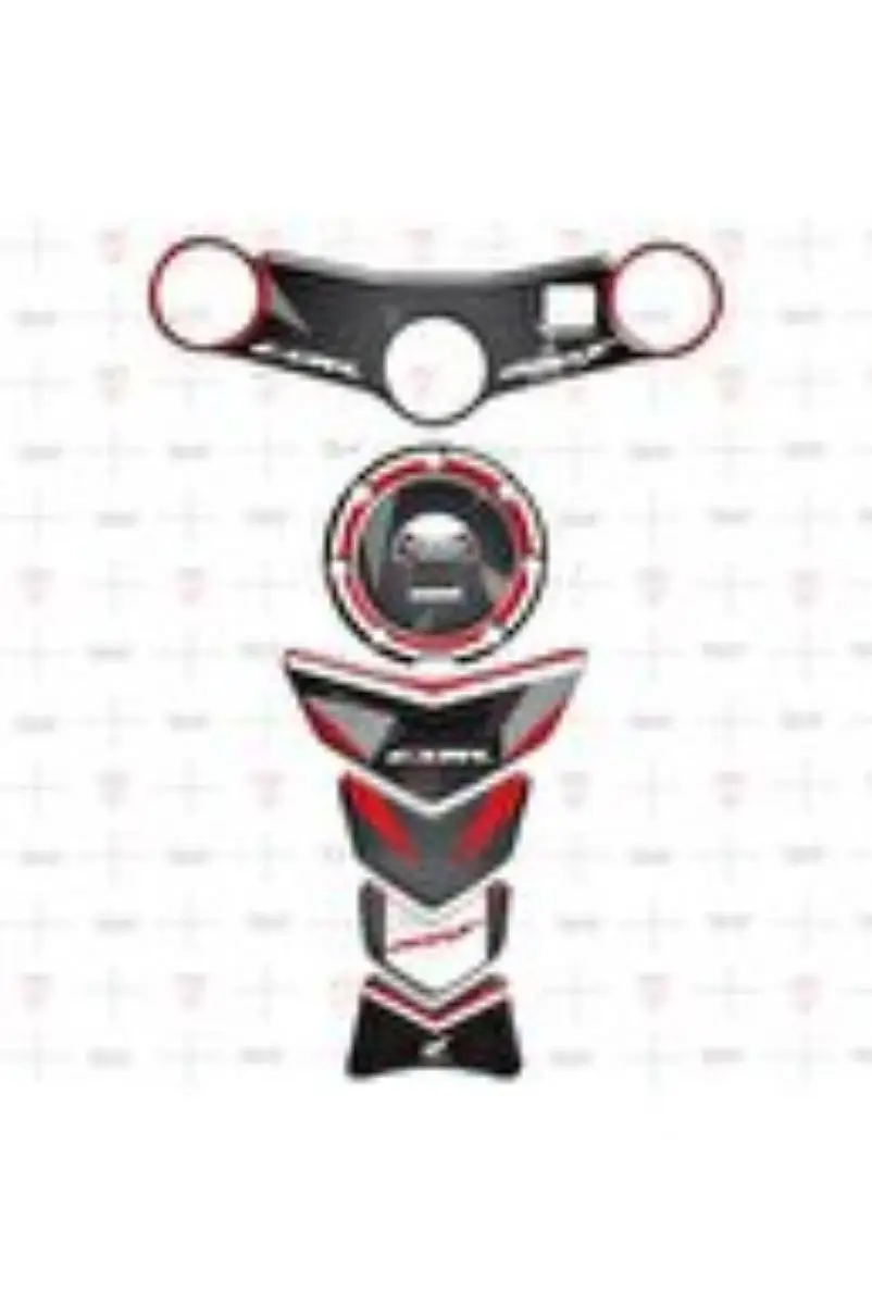

Honda Cbr 600f Handlebar Pad Bracket Pad Carbon Black Red Custom 2003-07