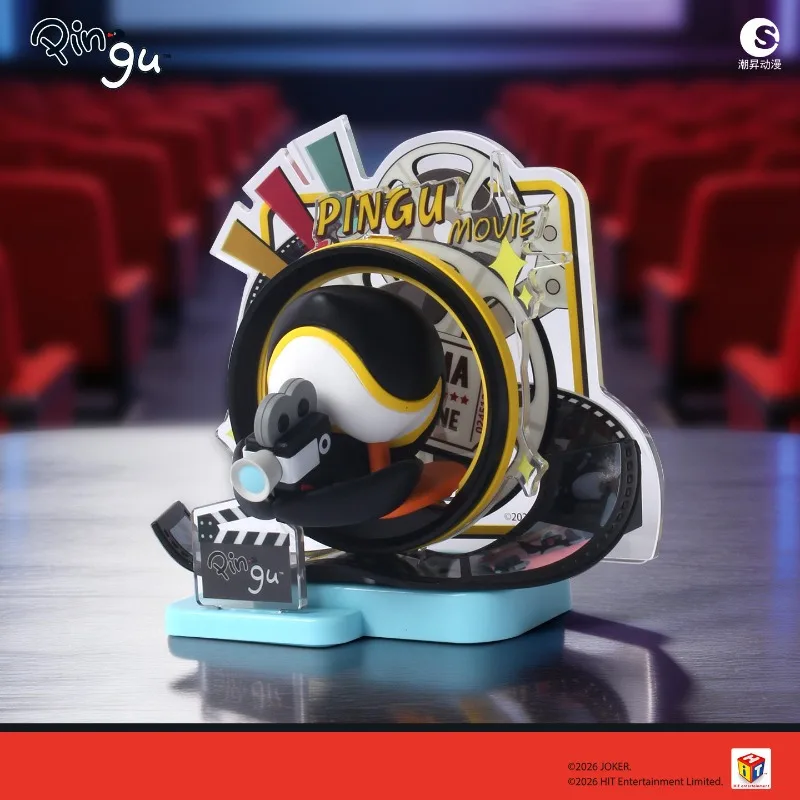 Фото Оригинальные игрушки-капсулы Pingus The Penguin Family: серия Micro-Theatre, коллекционные фигурки и настольные украшения в закрытых коробках №4