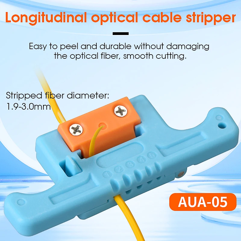 AUA-05 FTTH Fiber Optic Stripping 1.9-3mm MSAT5 Access Tool HMSAT-5 Loose Buffer Tube Stripper