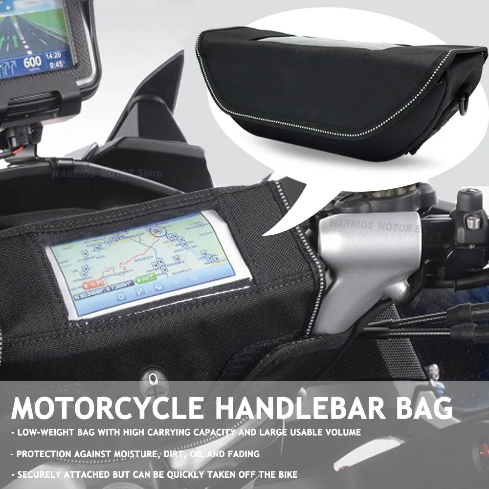 

For Ducati Multistrada 1200 950 1260 V4 V4S Hypermotard 950 Monster 7 Motorcycle Waterproof And Dustproof Handlebar Storage Bag