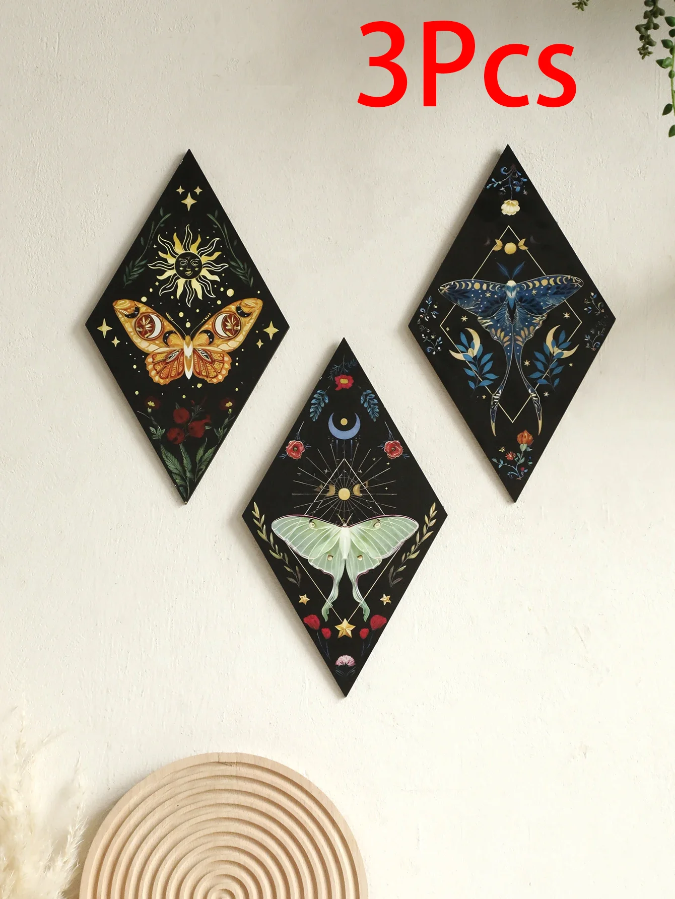 

Деревянная бабочка-ромб Artilady