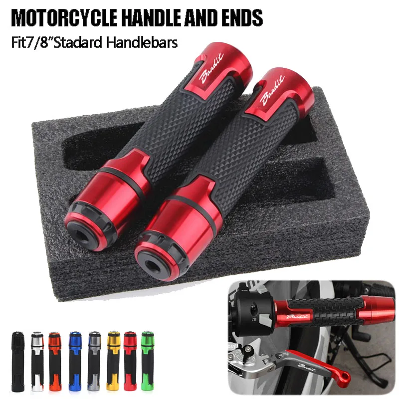

For SUZUKI Bandit GSF 250 600S 600 650 650S 650N 1250 1200 Bandit 7/8'' Motorcycle Handle bar Caps / Handlebar Grips CNC 22MM