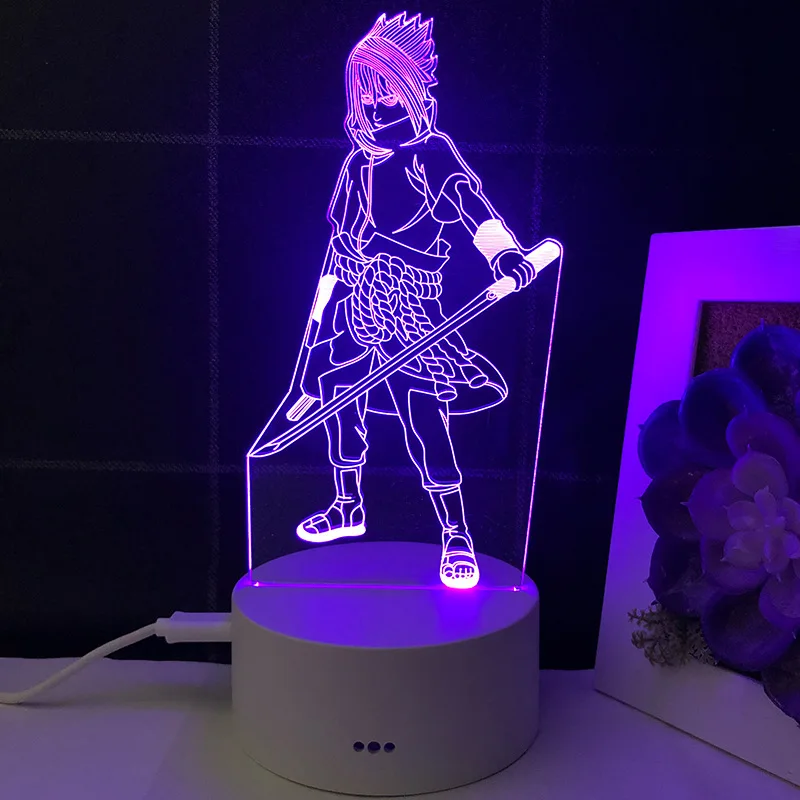 Led Night Light Sensor Lamp Cartoon for kids gift kawaii room decor desk table  Anime Friendship tokyo revengers genshin impact