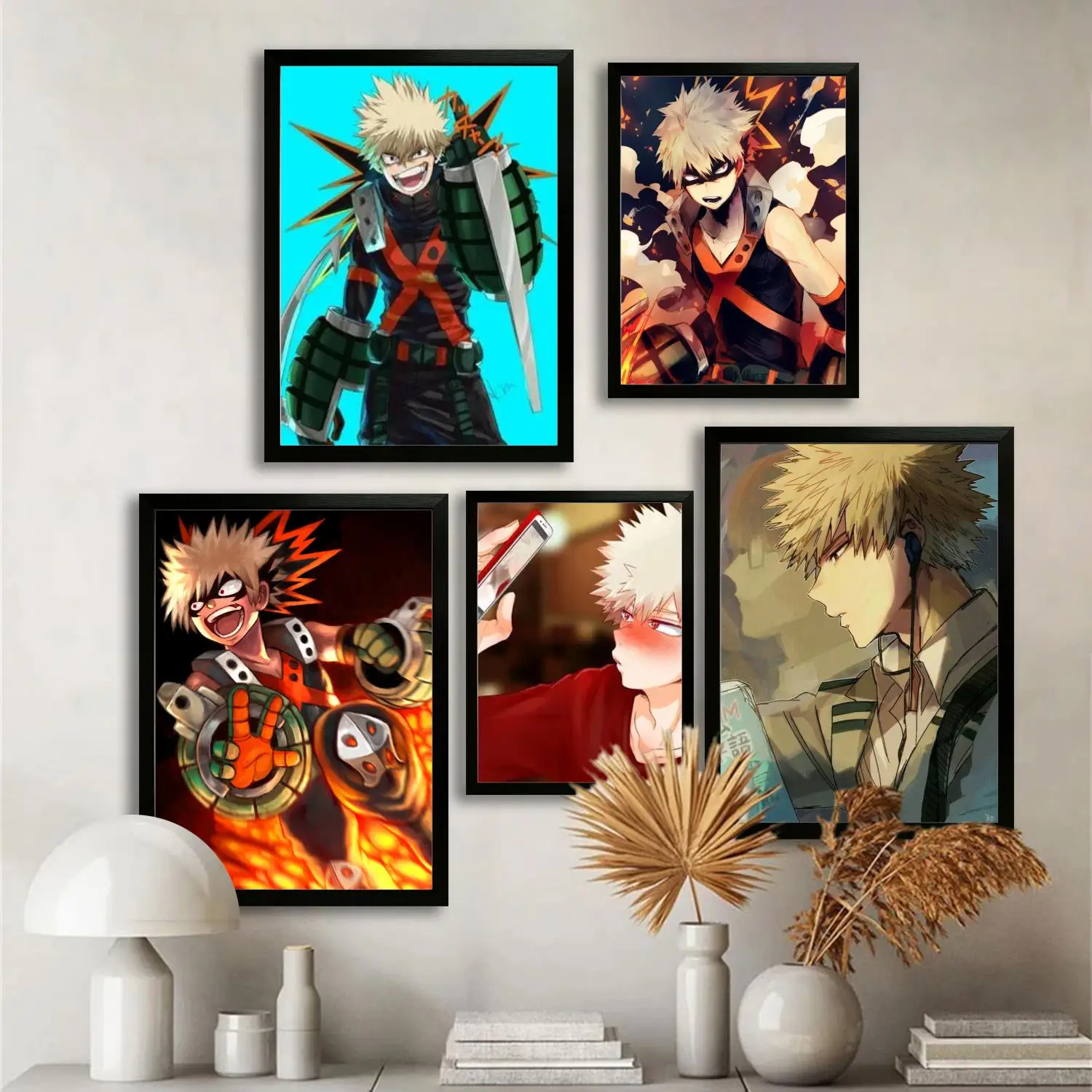 Бакуго аниме холст художественный постер настенная художественная картина