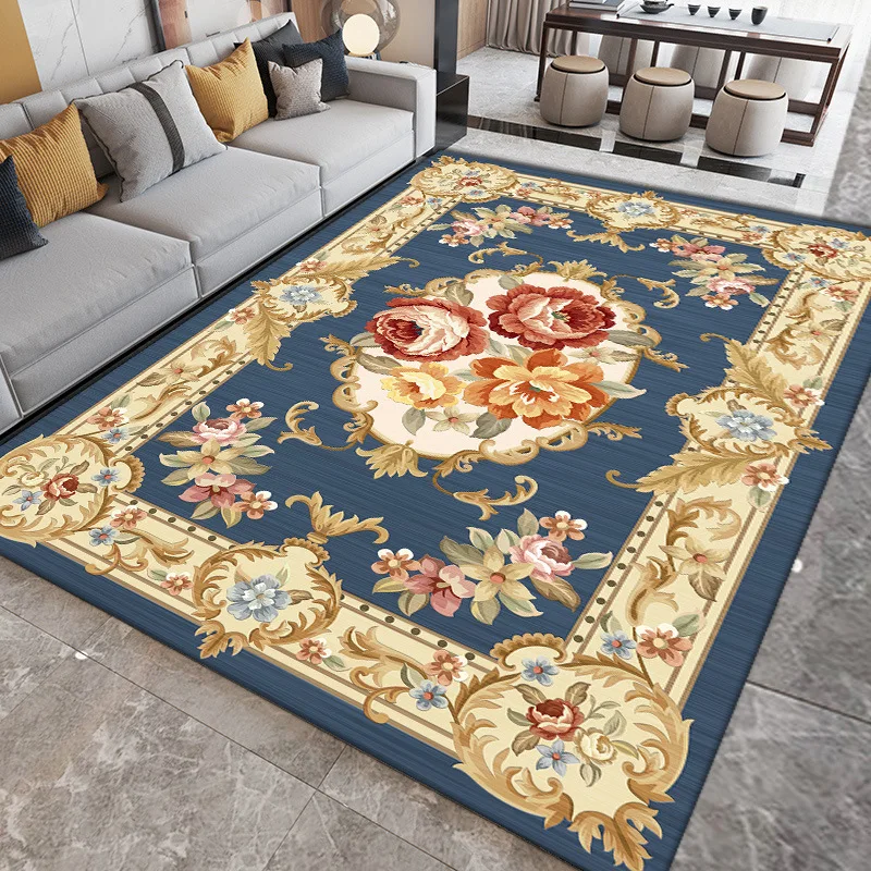 

Nordic Ethnic Style American Crystal Velvet Carpet Mat