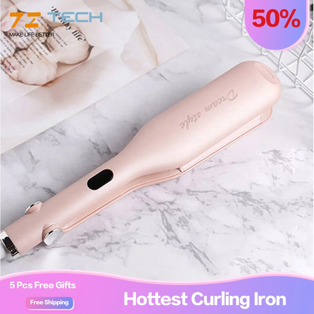 

Egg Roll Water Ripple Curling Iron Big Roll Egg Roll Head Three Rod Wave Curling Iron