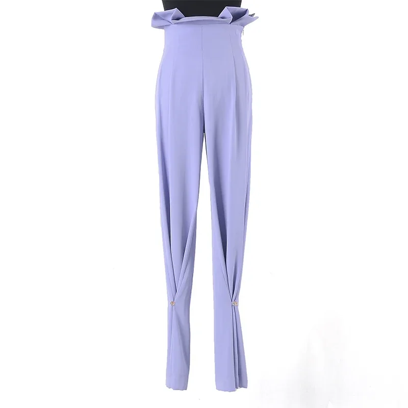 Разноцветные брюки для бальных танцев женские танго с широкими штанинами и