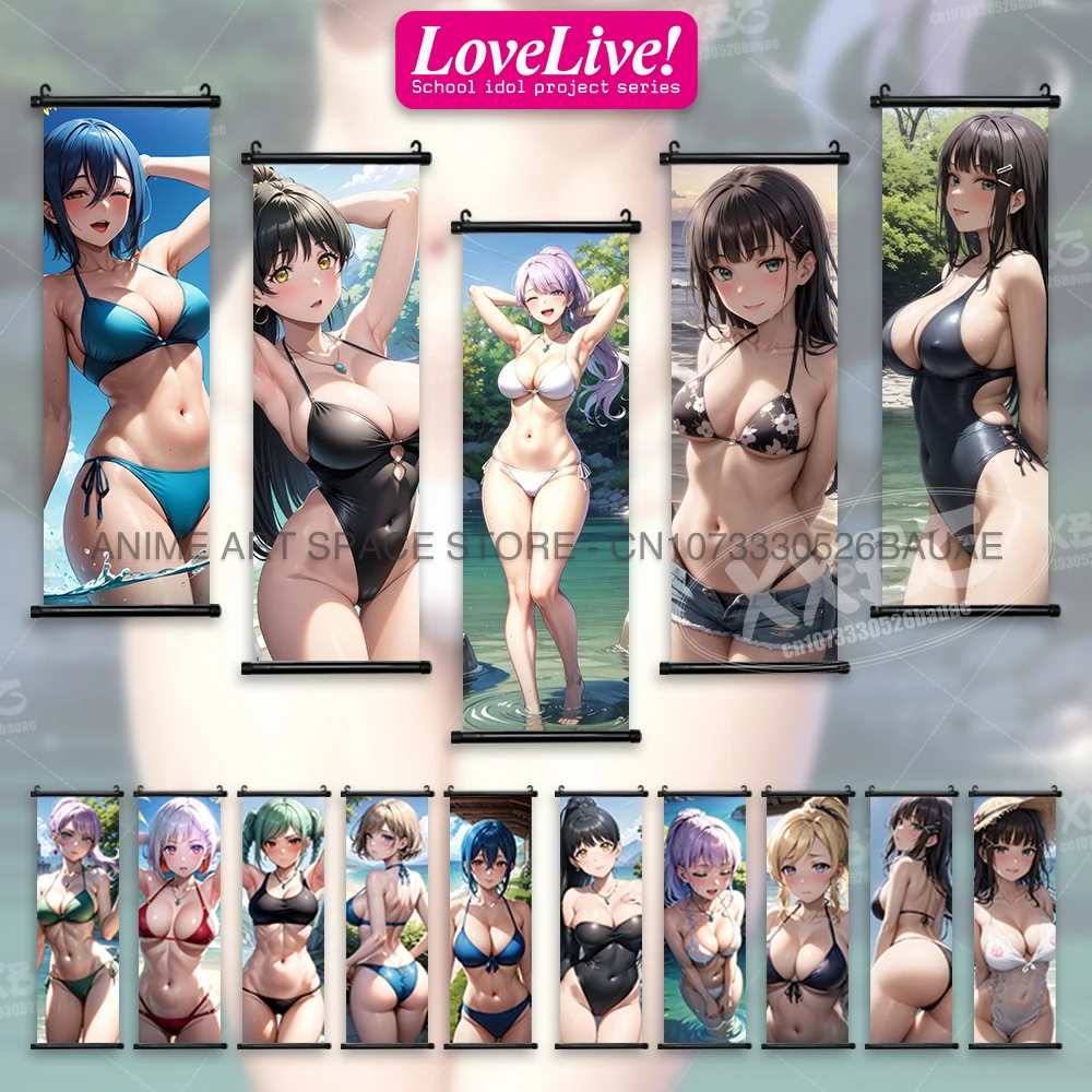 Love Live Висячая Картина Tojo Nozomi Настенная Koizumi Hanayo Домашний Декор Свитки Холст