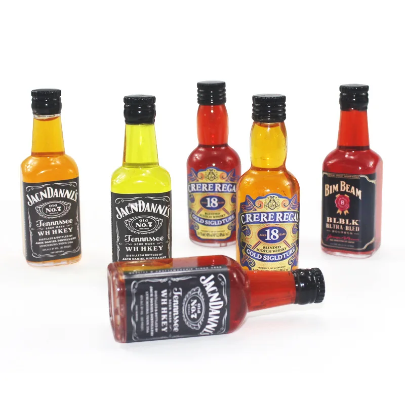

Мини-бутылки для украшения торта, виски, виски, для вечеринки в честь Дня рождения, 2 шт. в случайном порядке