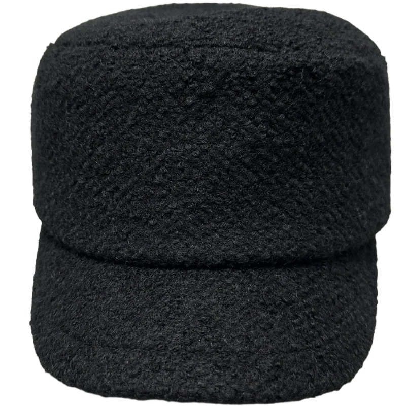 Autumn and Winter Fleece Retro Brim Hat Classic Woolen Painter Cap Newsboy Women Trendy New Korean sle Simple Sle Bla...