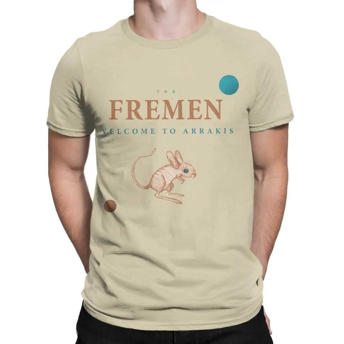 Men Dune 2020 Welcome To Arrakis Fremen T Shirt 100% Cotton Clothes Vintage Short Sleeve O Neck Tees Plus Size T-Shirt