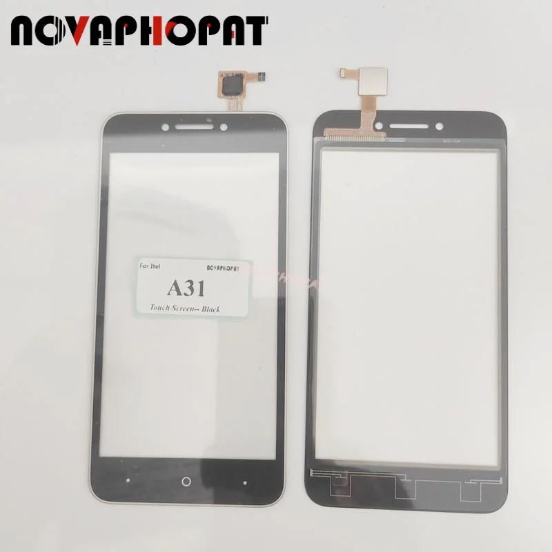 

Novaphopat Tested Black Sensor For Itel A31 Touch Screen Digitizer Front Glass Lens Panel Screen