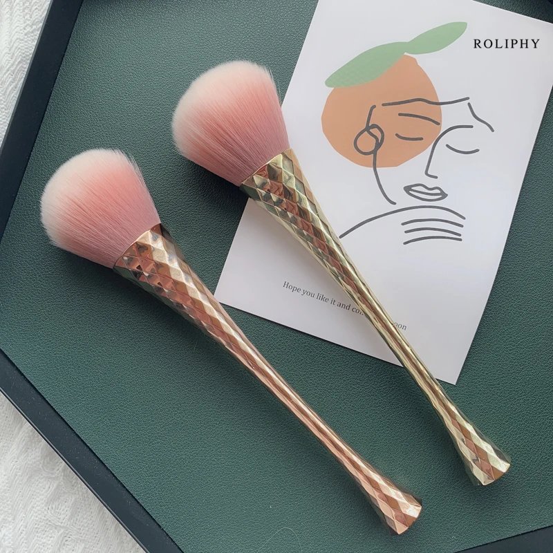 

Professional Face Makeup Brush Large Soft Hair Loose Powder Brush Blusher Brush Makeup Tools