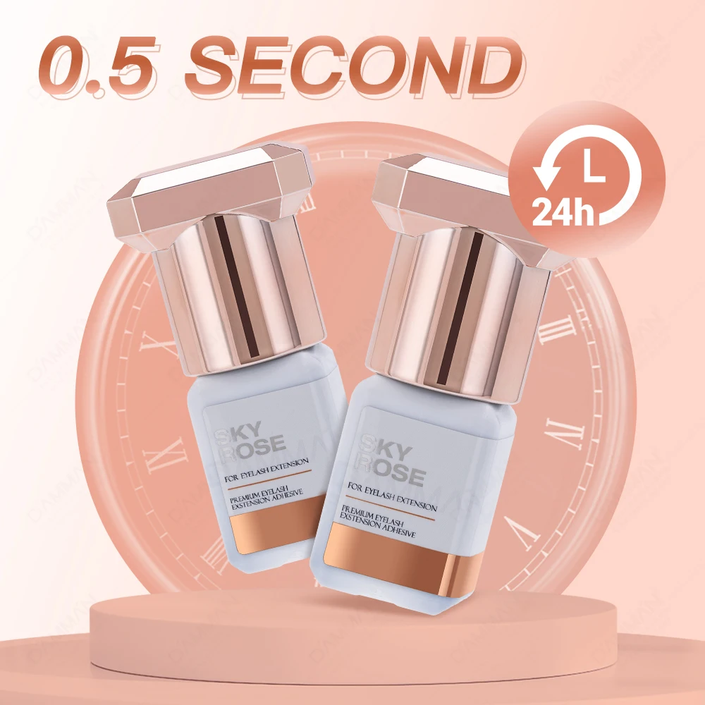 3 бутылки 5 мл корейский оригинальный клей Sky Rose для наращивания ресниц 0 5S