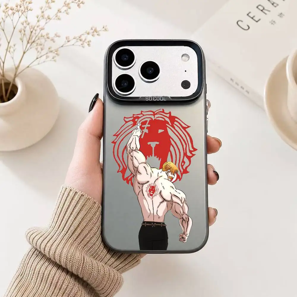 Чехол для телефона «Семь смертных грехов» с Эсканором для iPhone 17, 16, 15, 14, 13, 12, 11 Plus, Pro Max, XS, цветной серебристый чехол-накладка (art.: 3920dbb2e62d9) - 3920dbb2e62d9