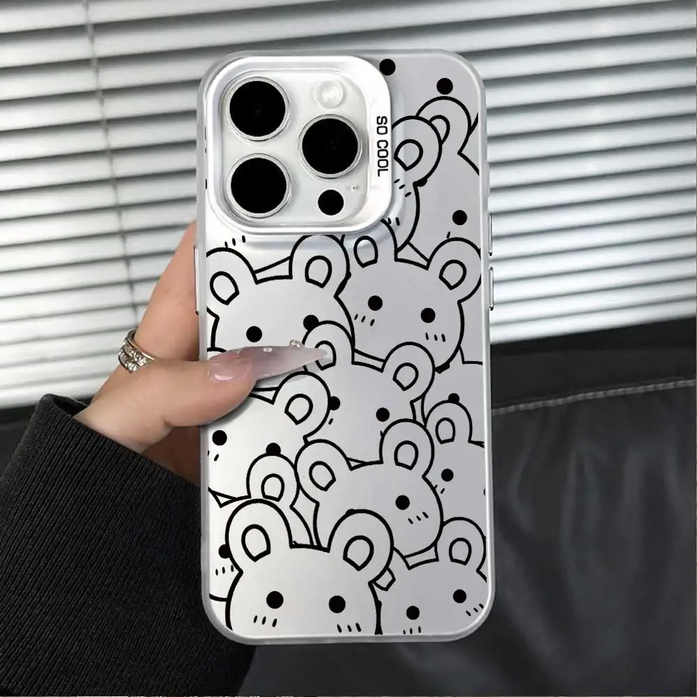 Чехол для Vivo Y01 Y02 Y10 Y02A Y02T Y03 Y1s Y9S Y12i Y11 Y12S Y17 Y15A Y15C Y17S Y18E Y20 Y20T Y20S G Y30 Silver IMD чехол