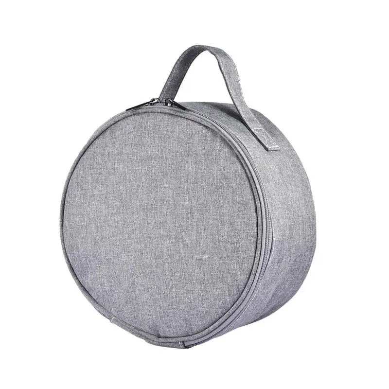 

Портативная сумка для хранения веера многофункциональная Водонепроницаемая Складная ручная сумка веера с ручкой ударопрочная круглая для путешествий кемпинга