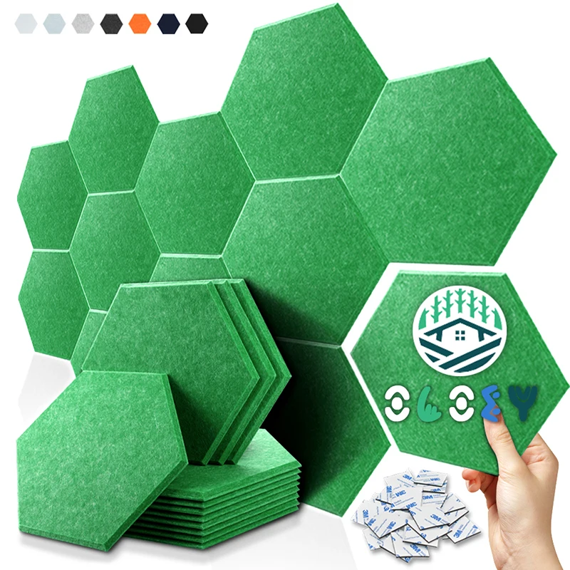 

12Pcs Sealing Strip Sound Absorbing Panels Wall Panel Absorcion For Home Recording Studio Acoustic Insulator Door Acoustic Panel