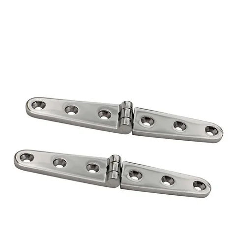 316 нержавеющая сталь Морская Лодка Палуба литой длинный ремень петля 2 шт./4 шт. 28x152 мм с 6 отверстиями зеркальная полировка фурнитура Литые двери