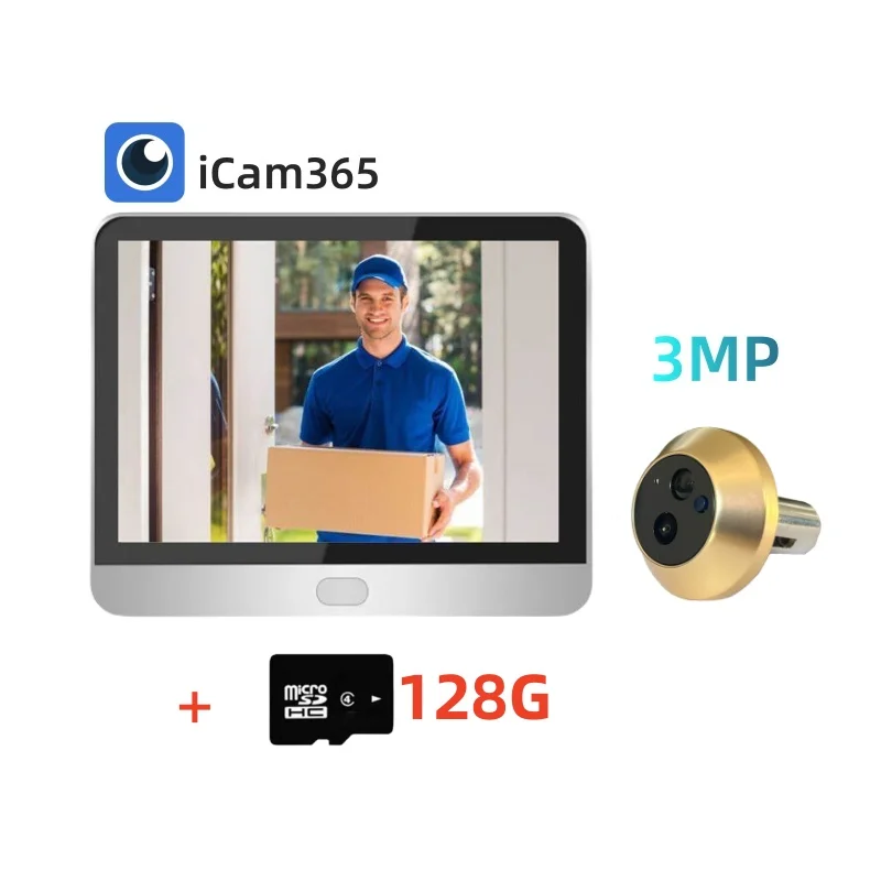 

iCam365 Беспроводной дверной глазок 3MP