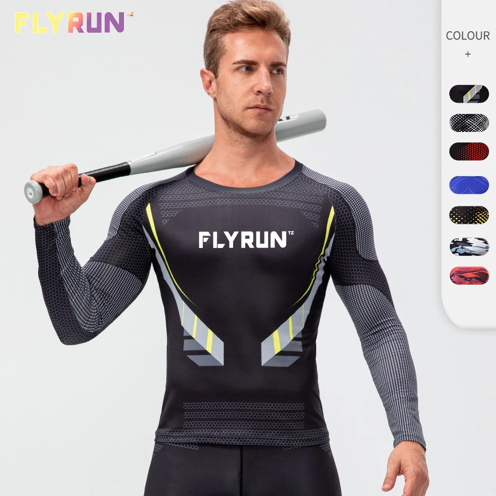 

Bodybuilding Gym Shirt Men Spring 2022 Camouflage Printing Quick Dry High Elastic Tights Tops Training Running Cycling T Shirts