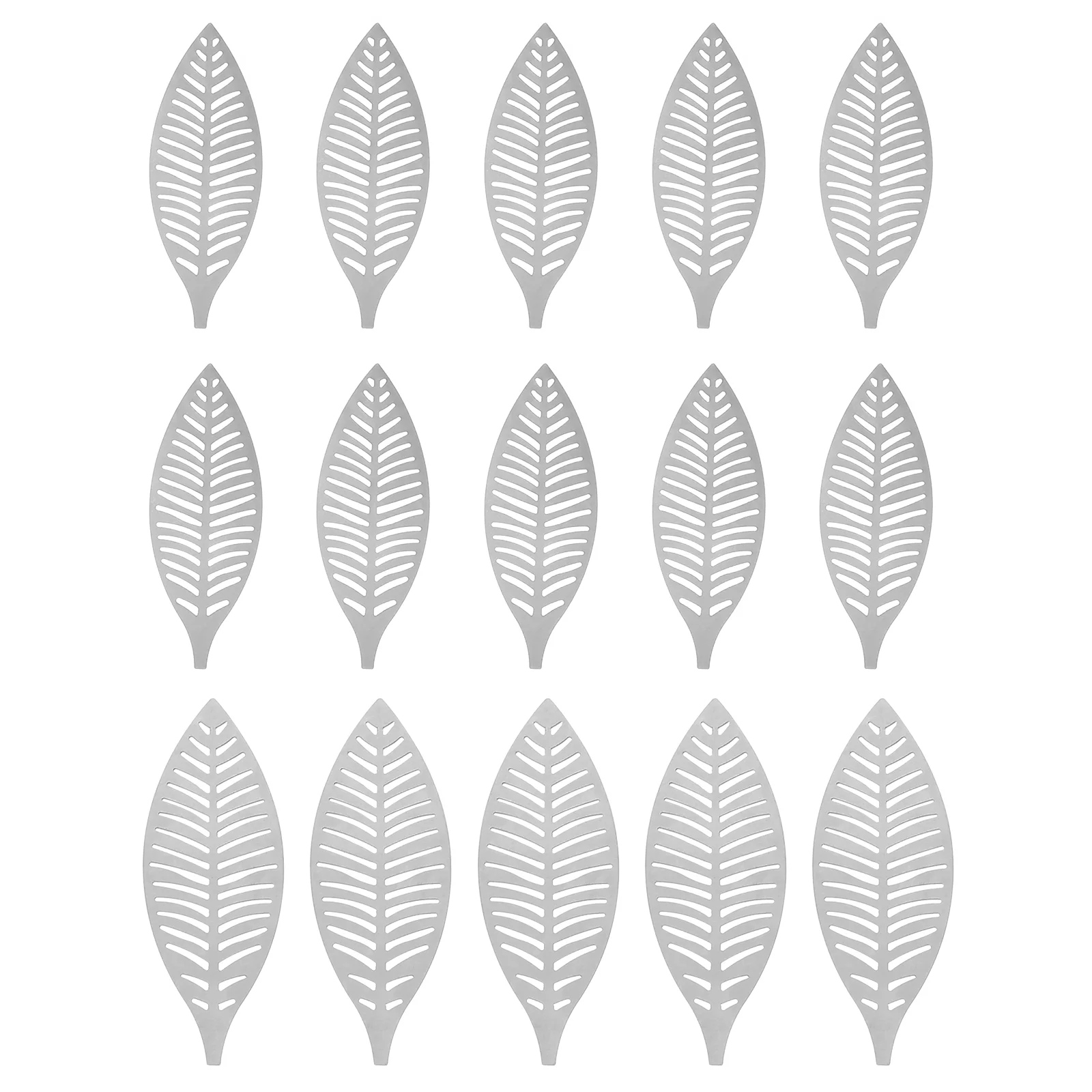 

15 шт., металлические листья