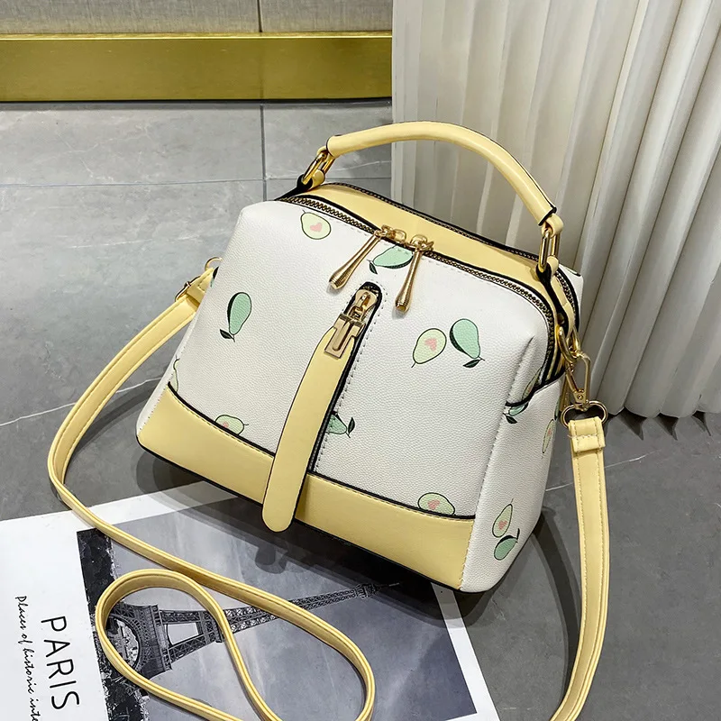 

Simple and Versatile Sweet and Fashionable Handbag Women's 2022 Autumn New High-quality Printed Women's Shoulder Messenger Bag
