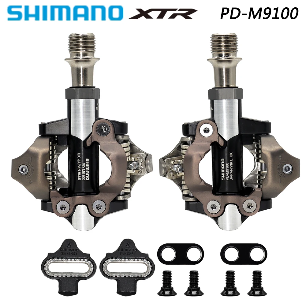 

SHIMANO XTR SPD PD-M9100 Pedal for Mountain Bike Dual Sided for Cross Country Ride & Race Cyclo-cross Pedal Bicycle Parts