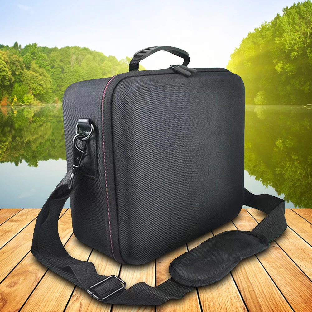 

Fishing Reel Case Portable Fishing Reel Protective Cover Large Capacity Shockproof Hard Shell Carrying Case Outdoor Fishing Gear