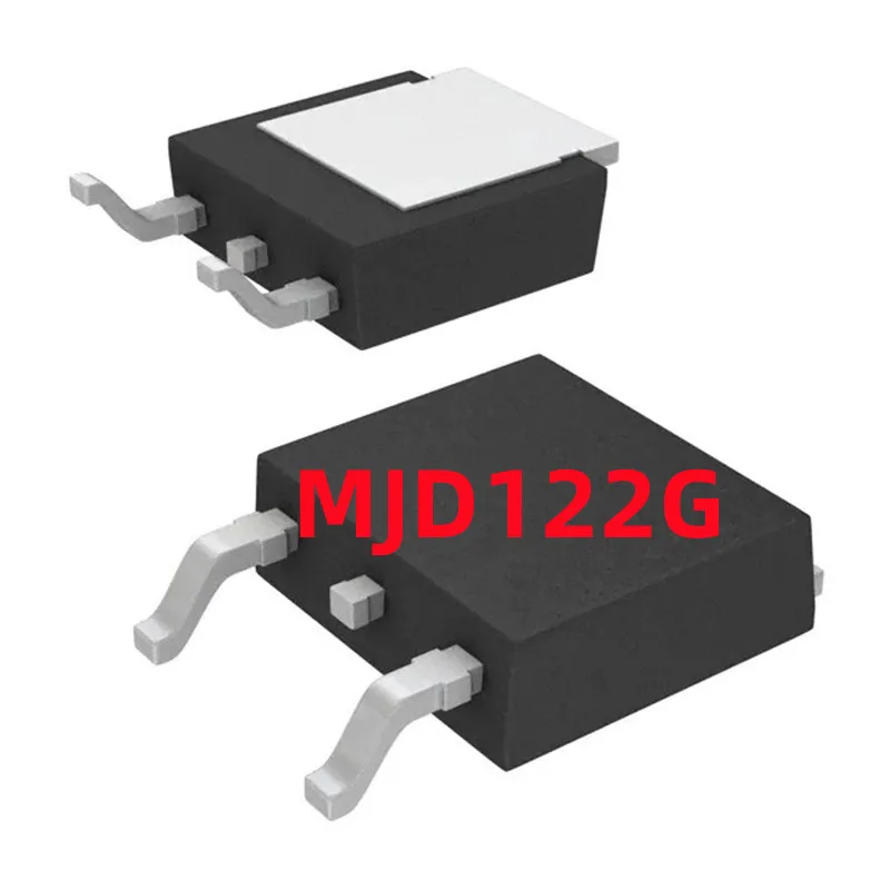 Триод питания MJD122G J122G TO-252, новый большой чип MJD122 8A100V, 1 шт.