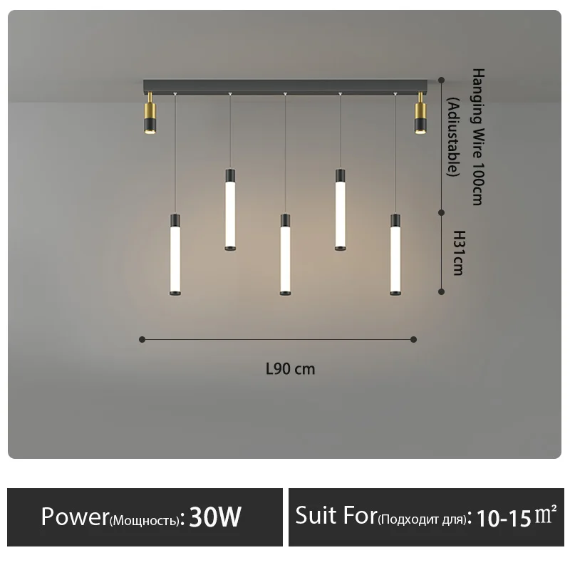 

Подвесная люстра DT, 3 цвета