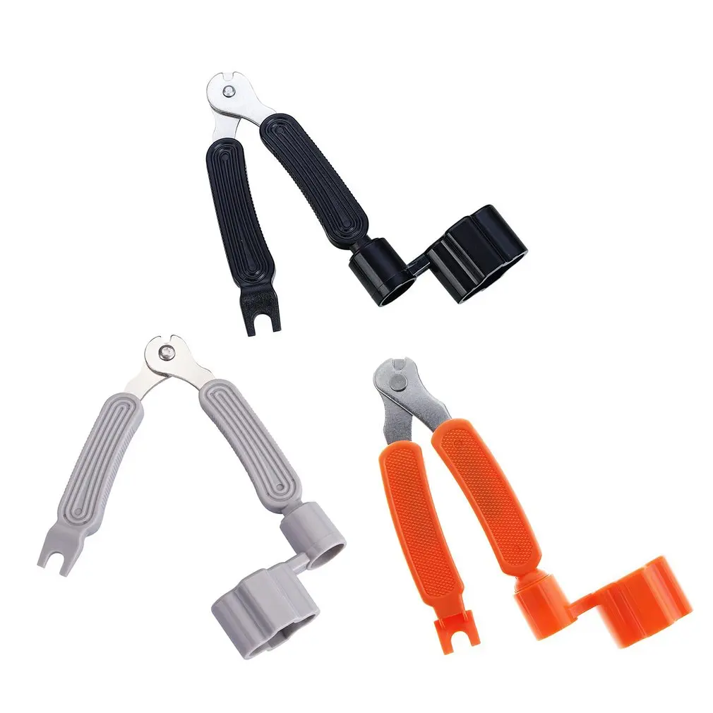 

3 in 1 Guitar Peg String Winder + String Pin Puller + String Cutter Guitar Tool Set Multifunction Guitar Accessories