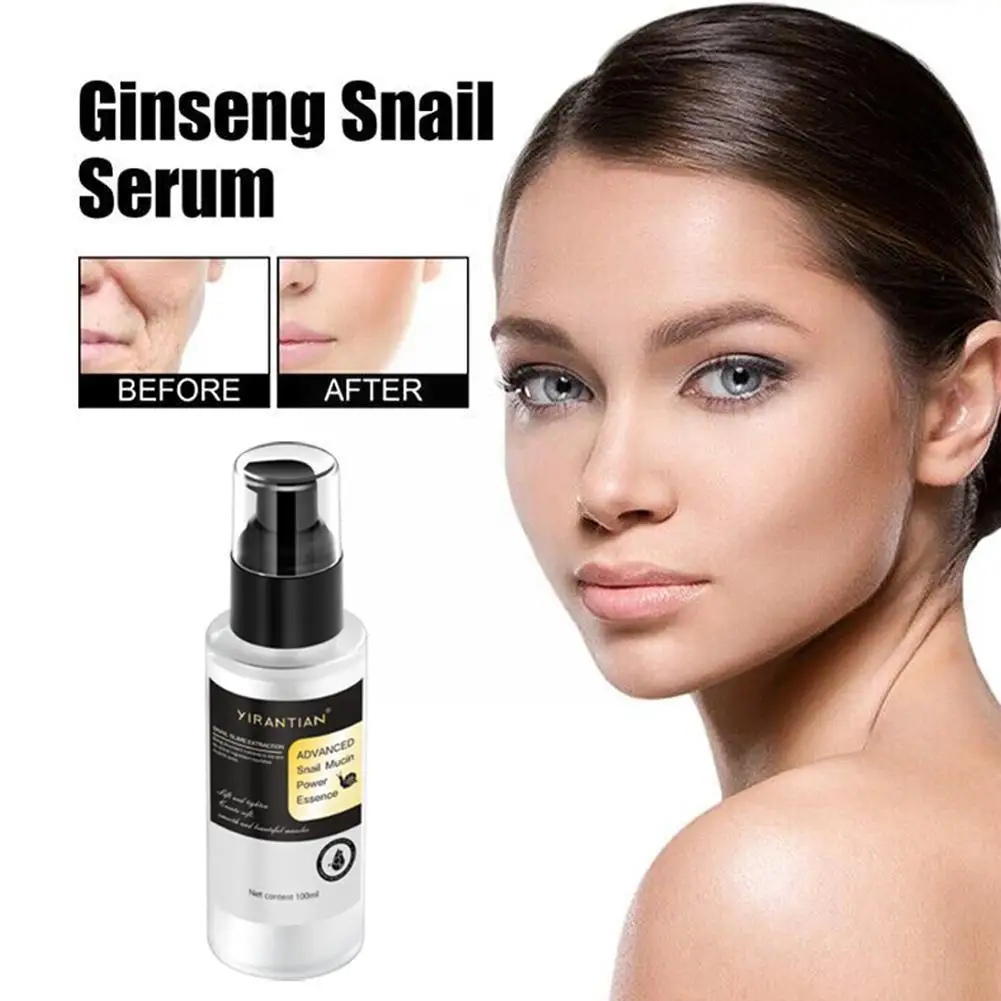 

Advanced Snail Face Serum 100ml Snail Collagen Essence Intensive Hydrating for Fine lines Hyperpigmentation Anti-aging Skin X5Y4