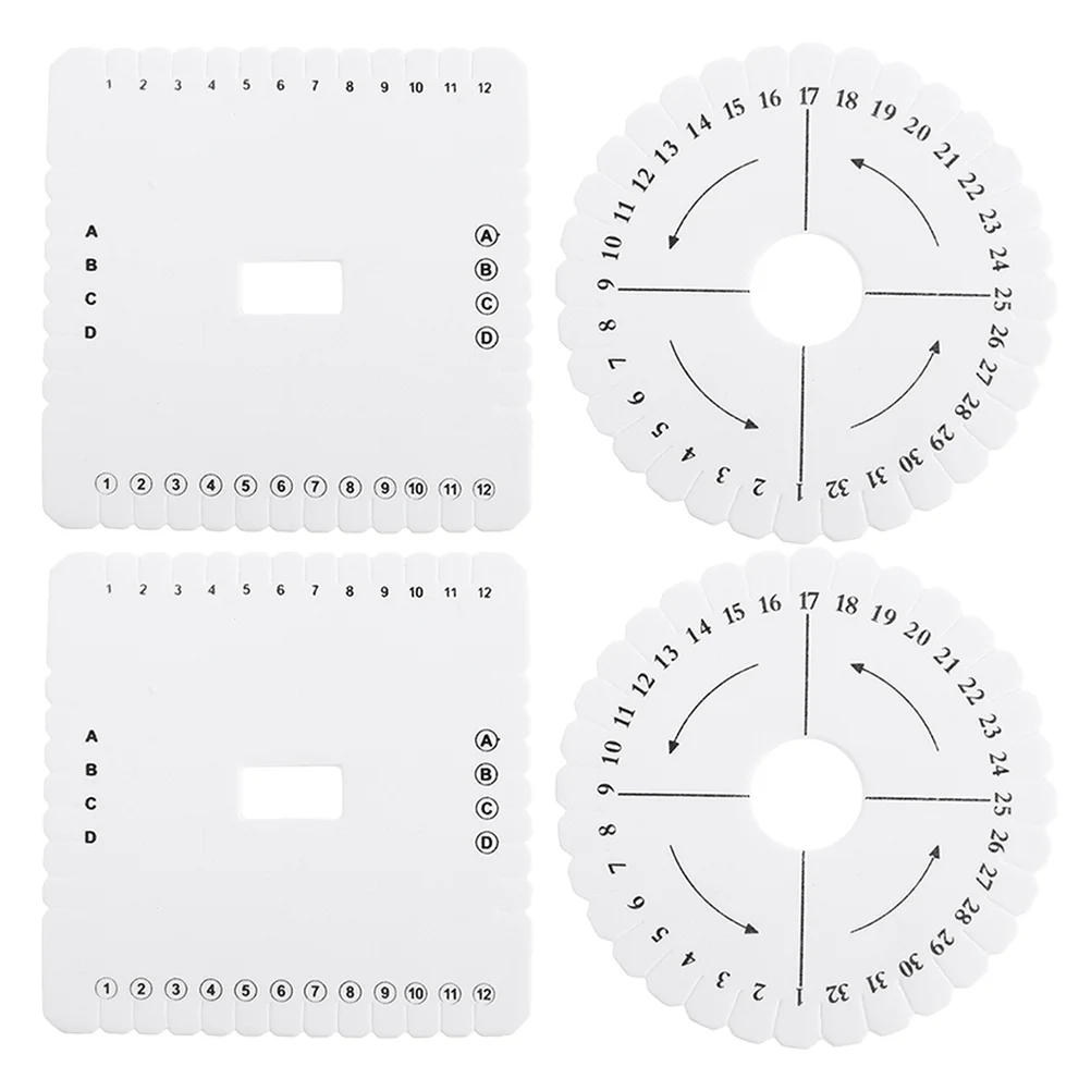 

4pcs DIY Sewing Tools Knitting Tray Bracelet Jewelry Craft Making Tools