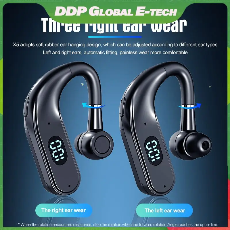 

Led Power Digital Display Wireless Headset 300mah Sweat-proof Tws Headphone 20 Hours Battery Life Waterproof