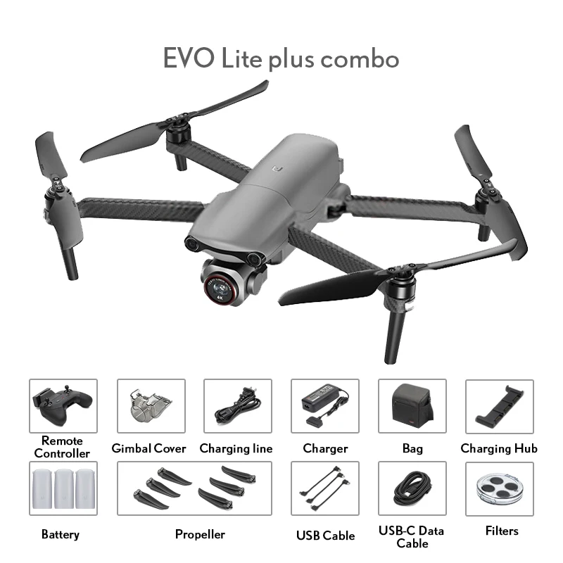 

Autel Robotics EVO Lite+ Camera Drone Aircraft 6K 3-Axis Gimbal Autel Drone CMOS Sensor Adjustable Aperture 40Min Quadcopter