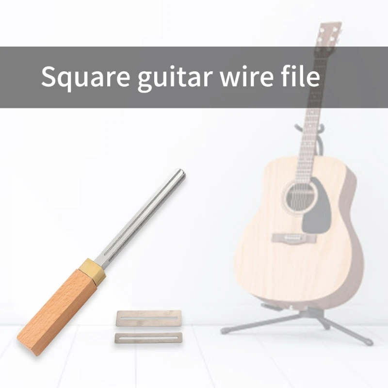 Напильник для зачистки ладов гитары коронки с защитой Закругленный инструмент