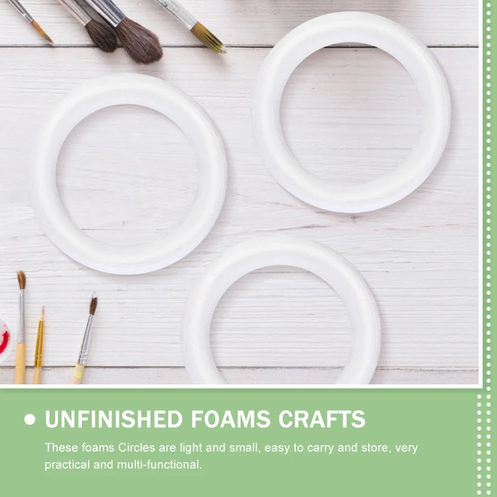 10 шт. круговой пенопласт белый эмбрион новинка пенопластовая статуя модель